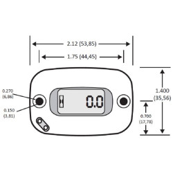 Vibracijos skaitiklis, rodo visas valandas N15101030184