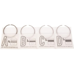 Stūmoklio žiedų komplektas, standartinis ED0082100460S