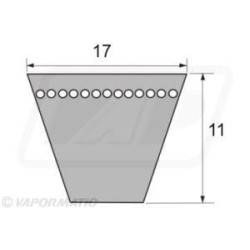 Klasikinis diržas VLM7031