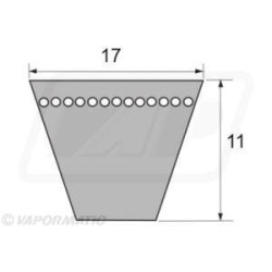 Klasikinis diržas VLD4327