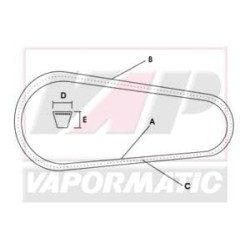 Pavaros diržas 3ha1600la VLD4086