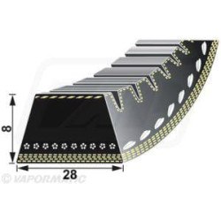 Dantytas diržas VLM2815