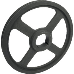 V formos diržo skriemulys, 2 griovelių, Z arba SPZ, Ø 359 mm, skirtas kūginei fiksavimo įvorei, 2012 m., Kramp 355Z2TL