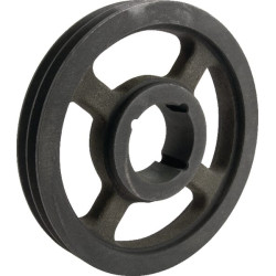 V formos diržo skriemulys, 2 grioveliai, B arba SPB, Ø 287 mm, kūginei fiksavimo įvorei, 2517 Kramp 280B2TL