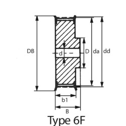 Paskirstymo skriemulio tipas -T5 19Z 27T5192