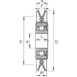 Diržo tempimo ritinėlis RSRA16186L0