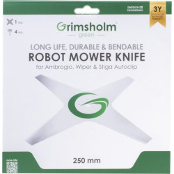 Peilis Stiga Autoclip žoliapjovei, 29 cm, 1x Peilis su 4 varžtais FGP122