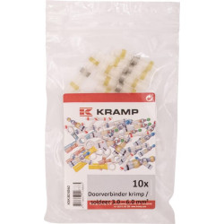 Jungtis, geltona, 4-6mm² 42mm Ø6mm (10vnt.), Kramp KSK303060