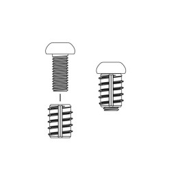 Roboto vejapjovės važiuoklės sriegių įdėklų komplektas, 4x FGP7030