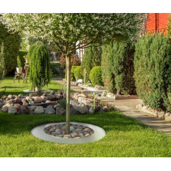 Robotinės vejapjovės medžio žiedas 30/60 cm, cinkuotas FGP6509