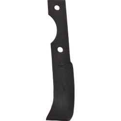 Rotovatoriaus peilis kairysis, 198x48x30mm, 4 mm storio, tinka Agria RB61611