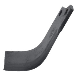 Rotovatoriaus peilis kairysis, 138x57x50mm, 6 mm storio, tinka Badalini RB03011