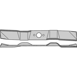 Mulčiavimo peilis, ilgis: 412 mm / 16 colių, apvali skylė: Ø24, tinka „Husqvarna by Kramp“ FGP010046