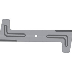 Peilio ilgis: 422 mm, apvali skylė: Ø18,3, tinka „Kubota“ gamintojui „Kramp FGP406456“.