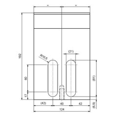 Medienos smulkintuvo peilis 124x192x18 WCB341758