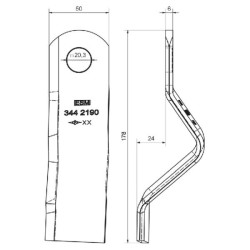 Peilių rinkinys ESM 2430610