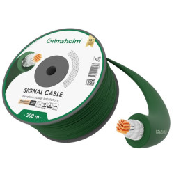 Signalinis kabelis Ø3,8 mm x 200 m metaliniu tinkleliu, vario šerdimi FGP2260