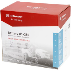Akumuliatorius 12V 24Ah 250A uždarytas Kramp U19BKR