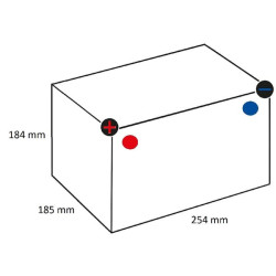 Akumuliatorius 12 V 50 Ah 815 A AGM Red Top RTF 4.2 Optima 878209