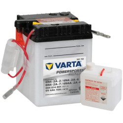 Akumuliatorius 6V 4Ah 10A Powersports Freshpack VARTA 004014001I314PS