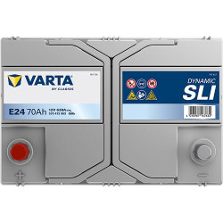 Akumuliatorius 12V 70Ah 630A E24 VARTA Dynamic SLI 570413063