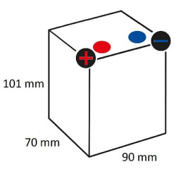 Akumuliatorius 12 V 5 Ah uždarytas Kramp SBA512KR