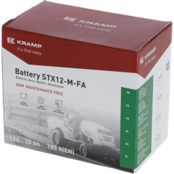 Akumuliatorius 12V 10Ah 185A uždarytas Kramp SBA1012185KR