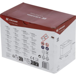 Akumuliatorius 12V 8Ah 120A uždarytas Kramp SBA812120KR