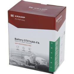 Akumuliatorius 12V 14Ah 210A uždarytas Kramp SBA1412210KR