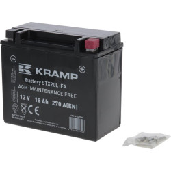 Akumuliatorius 12V 18Ah 270A uždarytas Kramp SBA1812270KR
