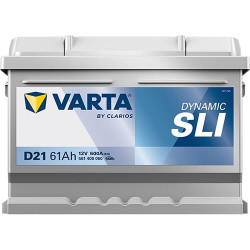 Akumuliatorius 12V 61Ah 600A D21 VARTA Dynamic SLI 561400060