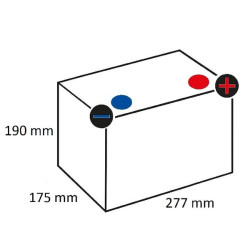 Akumuliatorius 12V 70Ah 760A LED70 VARTA Professional Dual Purpose EFB 930070076
