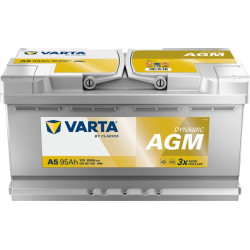 Akumuliatorius 12V 95Ah 850A A5 VARTA Dynamic AGM 595901085