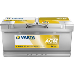 Akumuliatorius 12V 105Ah 950A LA105 VARTA Professional Dual Purpose AGM 840105095