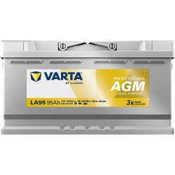 Akumuliatorius 12V 95Ah 850A LA95 VARTA Professional Dual Purpose AGM 840095085