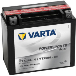 Akumuliatorius 12V 18Ah 250A AGM Powersports VARTA 518901025I314PS