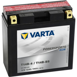 Akumuliatorius 12V 12Ah 190A AGM Powersports VARTA 513903019I314PS