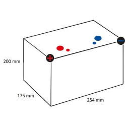 Akumuliatorius 12 V 50 Ah 815 A AGM su mėlynu dangčiu Optima 806252