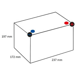 Akumuliatorius 12V 48Ah 660A AGM Yellow Top YTR 3.7 Optima 840222