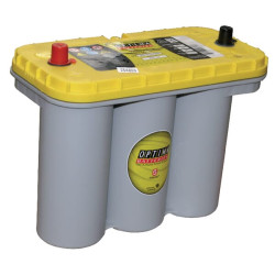 Akumuliatorius 12V 75Ah 975A AGM su geltonu dangteliu YTS ​​5.5 Optima 851187