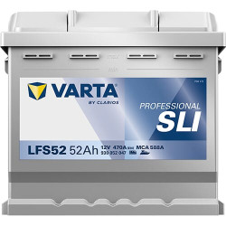 Akumuliatorius 12V 52Ah 470A LFS52 VARTA Professional starteris 930052047