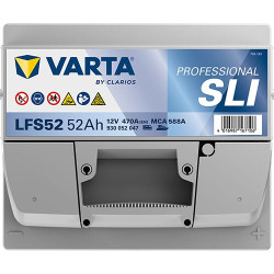 Akumuliatorius 12V 52Ah 470A LFS52 VARTA Professional starteris 930052047