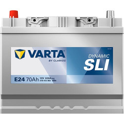 Akumuliatorius 12V 70Ah 630A E24 VARTA Dynamic SLI 570413063