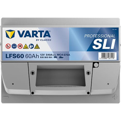 Akumuliatorius 12V 60Ah 540A LFS60 VARTA Professional starteris 930060054