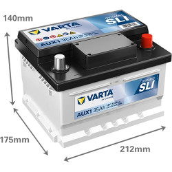 Baterija 12V 35Ah 520A AUX 1 VARTA Dynamic AUX 535106052