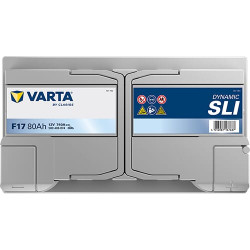 Akumuliatorius 12V 80Ah 740A F17 VARTA Dynamic SLI 580406074