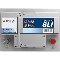 Akumuliatorius 12V 55Ah 420A C20 VARTA Promotive SLI 555064042