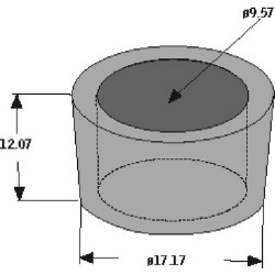 Redukcinė įvorė 3/8" FGP456882