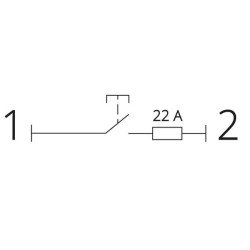 Case - IH JX1075C Maxxima 11911013PN Stūmimo jungiklis, jungties keltuvas, apvalus, žalias