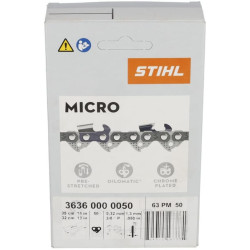 Pjūklo grandinė 3/8"P, 1,3 mm/0,05", (44E) PM3 Picco Micro grandinė 36360000050